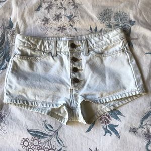 american apparel denim shorts